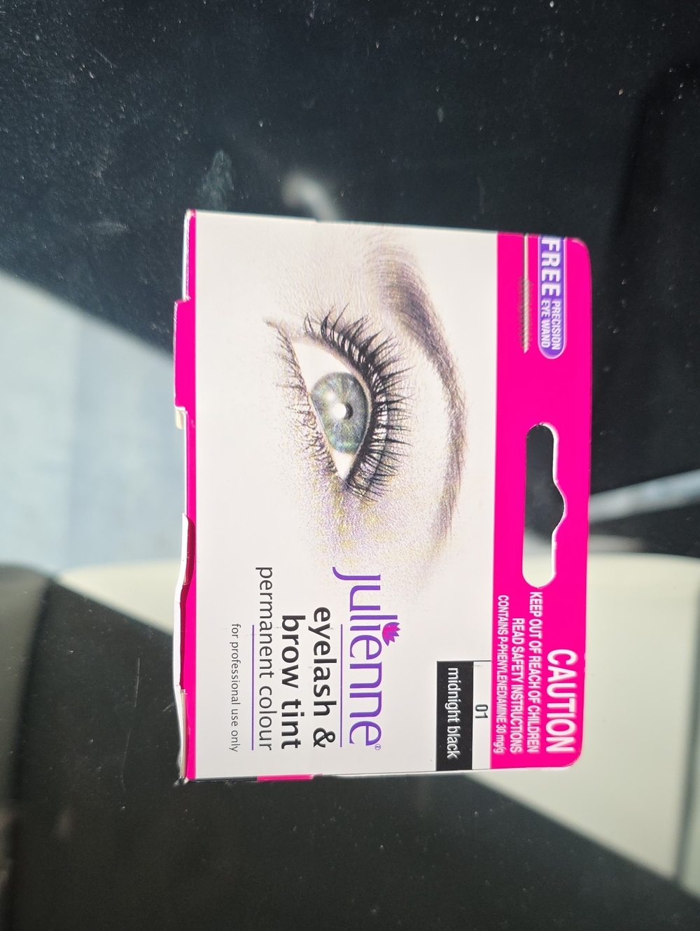 Julienne Eyelash & Brow Tint — Midnight Black
